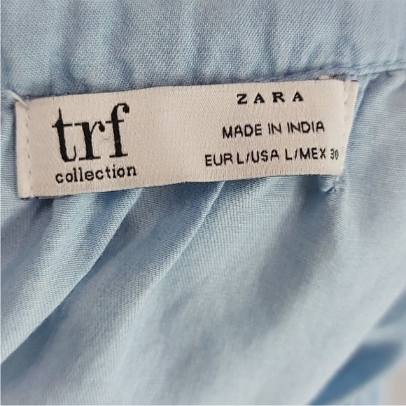 ZARA Bohemian Red and Blue Embroidered Women's Top - Picture 7 of 8